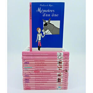 Lot 18 Livres Bibliothèque Rose – Romans‎ Jeunesse Filles Ados Enfants Français